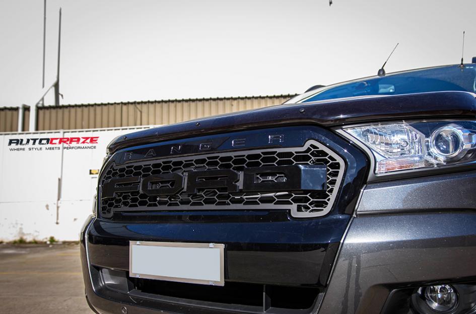 FORD RANGER GRID GD05 MATTE BLACK MILLED ACCENTS